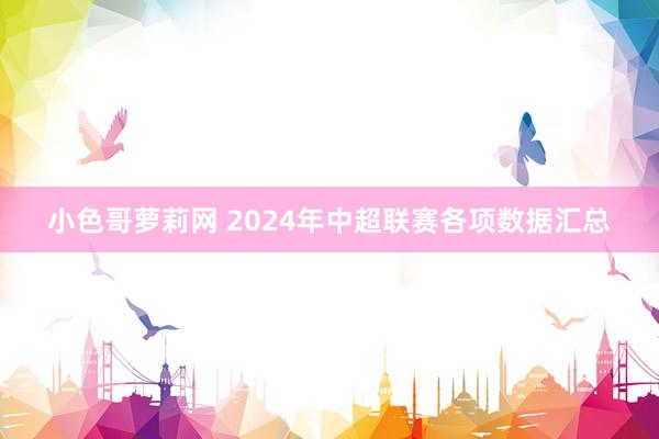 小色哥萝莉网 2024年中超联赛各项数据汇总
