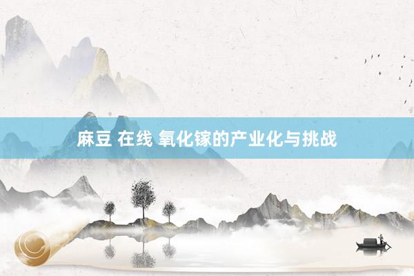 麻豆 在线 氧化镓的产业化与挑战