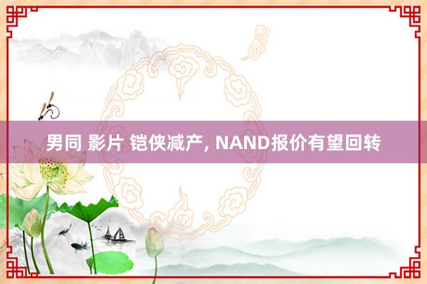 男同 影片 铠侠减产， NAND报价有望回转